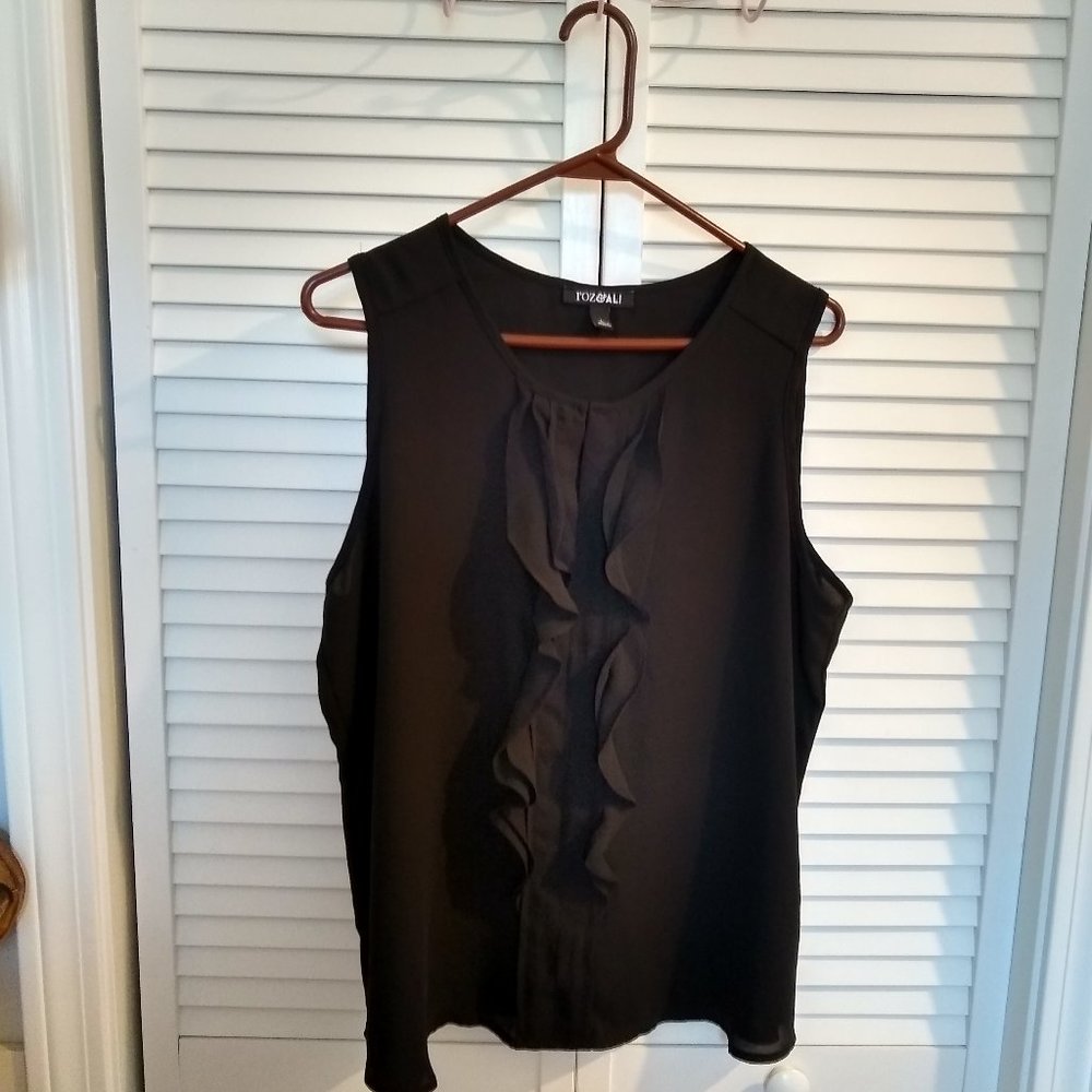 Black summer blouse